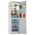 Двухкамерный холодильник Pozis RK FNF 170 белый c рубиновыми накладками на ручках фото