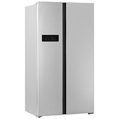 Холодильник SIDE-BY-SIDE ASCOLI ACDS601W silver фото