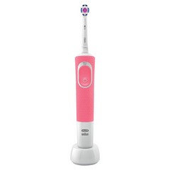 Электрическая зубная щетка Oral-B Vitality 3D White 100 розовый фото