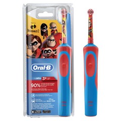 Электрическая зубная щетка Oral-B Vitality Kids D12.513K Incredibles2 красный/синий фото