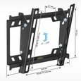 Кронштейн Holder LCD-T2627-B черный фото